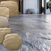 Small Seamless Stamped Concrete Skin Mats, 12" x 12"