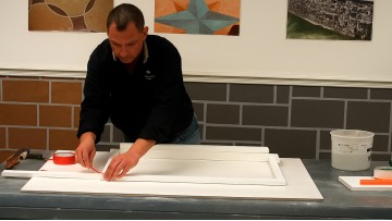 Decorative Concrete Countertop Forming