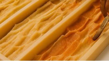 How to cast concrete stone mold without additives. In-mold coloring