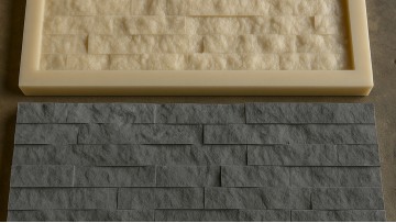 How to make high strength concrete stone. GlobMarble rubber mold MS 821