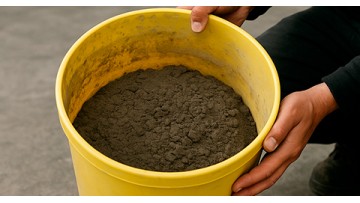 Concrete Stone Casting. Pre-mixed bags of ready-to-mix concrete