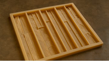 Making high strength veneer stone. GlobMarble mold VS 101-3