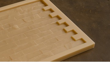 Making high strength concrete stone. GlobMarble mold VS 201