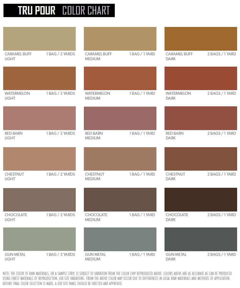 Concrete Integral Color
