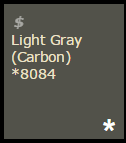 8084 Light Gray (Carbon)